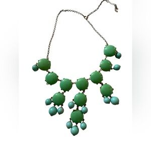 Elegant Green Statement Necklace